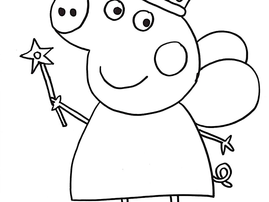Print Peppa Pig Coloring Pages At GetColorings Free Printable