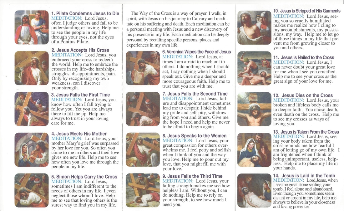 Printable 14 Stations Of The Cross Pictures And Prayers