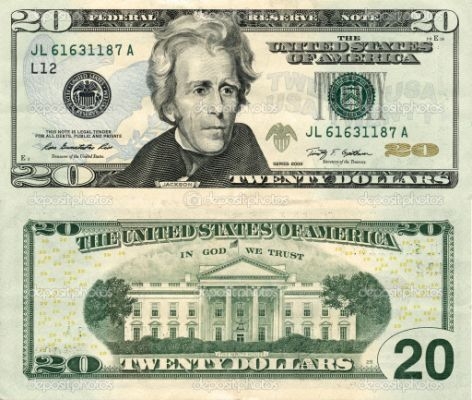 Printable 20 Dollar Bill Actual Size Pdf