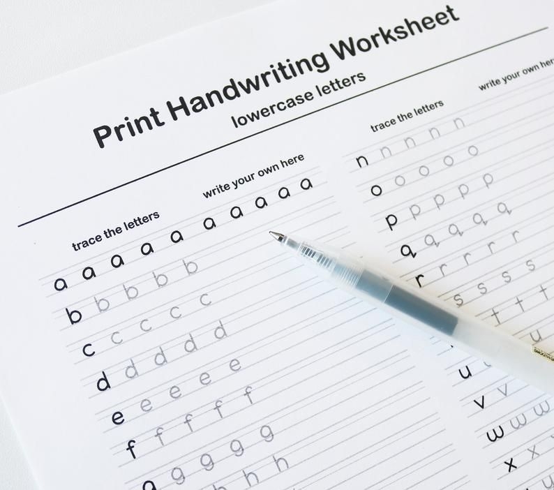 Printable Aesthetic Handwriting Practice Sheets