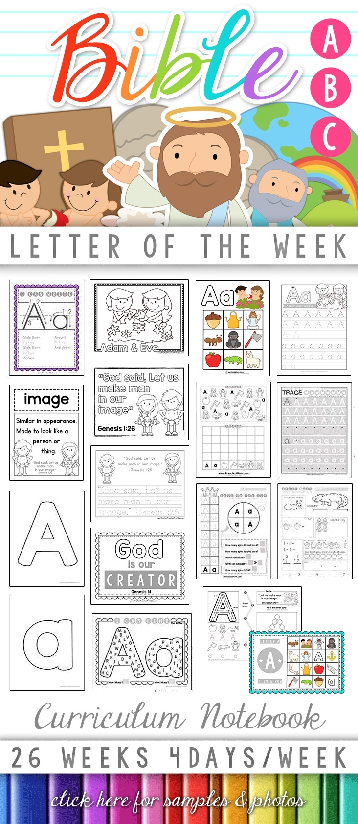 Printable Bible Activity Sheets