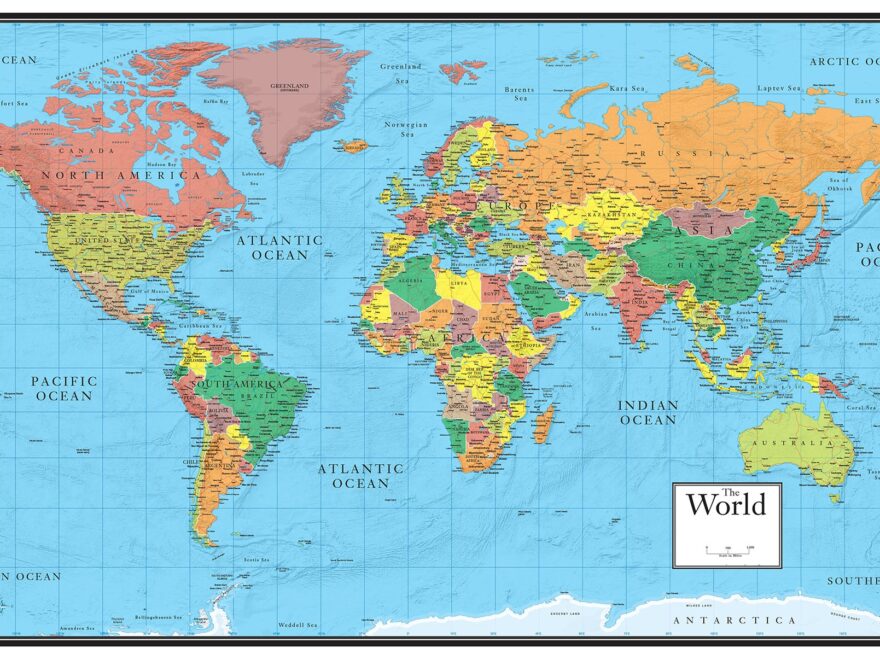 Printable Blank World Map Outline Transparent PNG Map