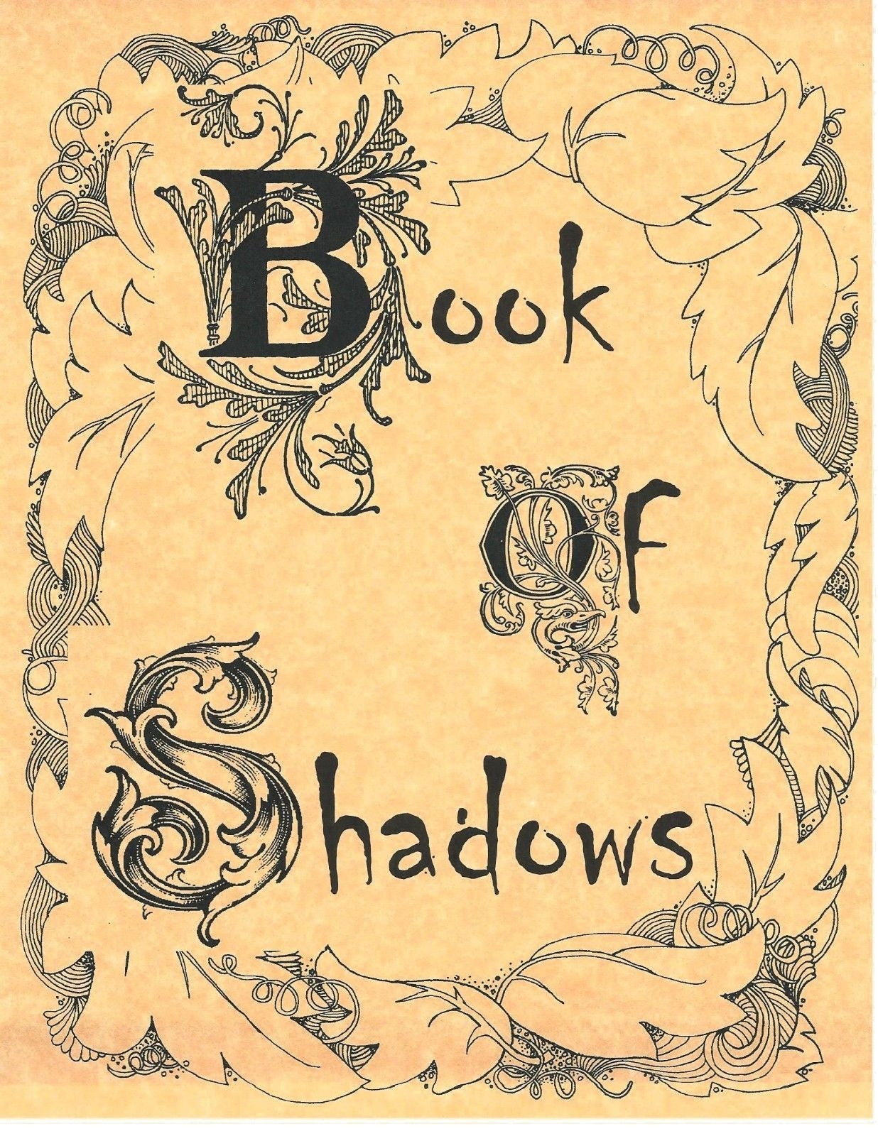 Printable Book Of Shadows Pages