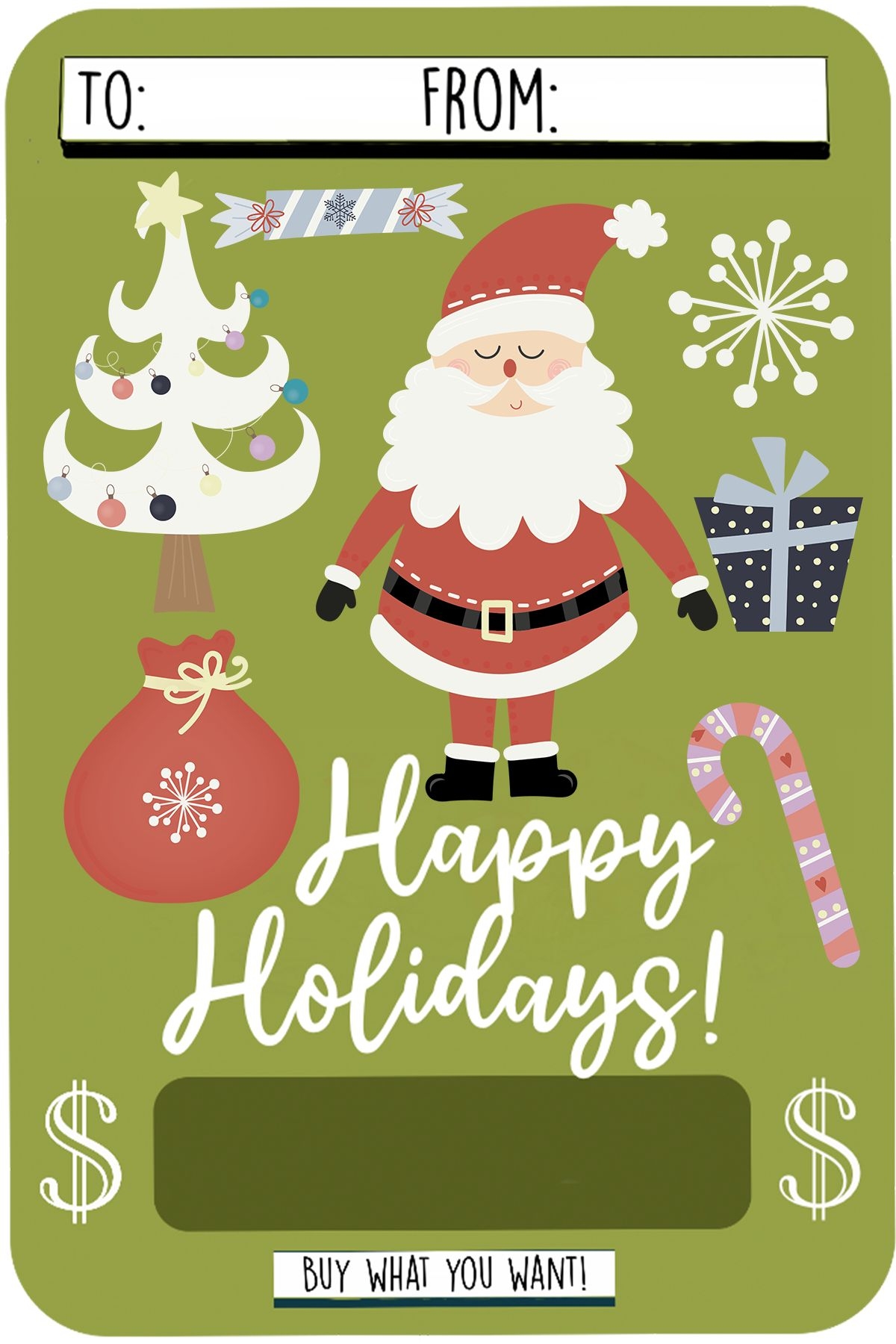 Printable Christmas Money