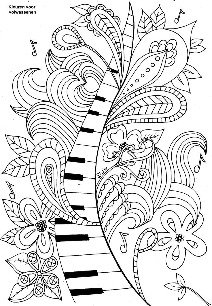 Free Printable Music Coloring Pages