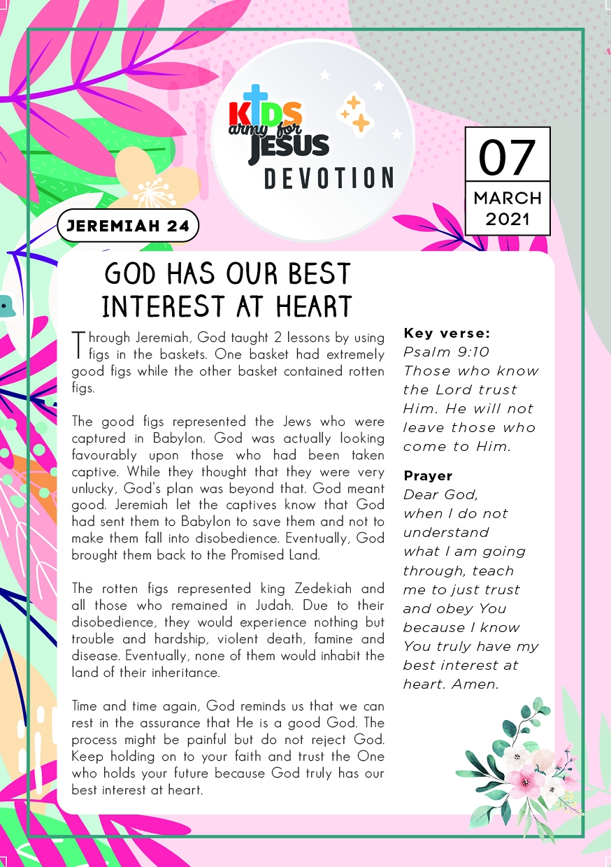 Printable Daily Devotions For Youth