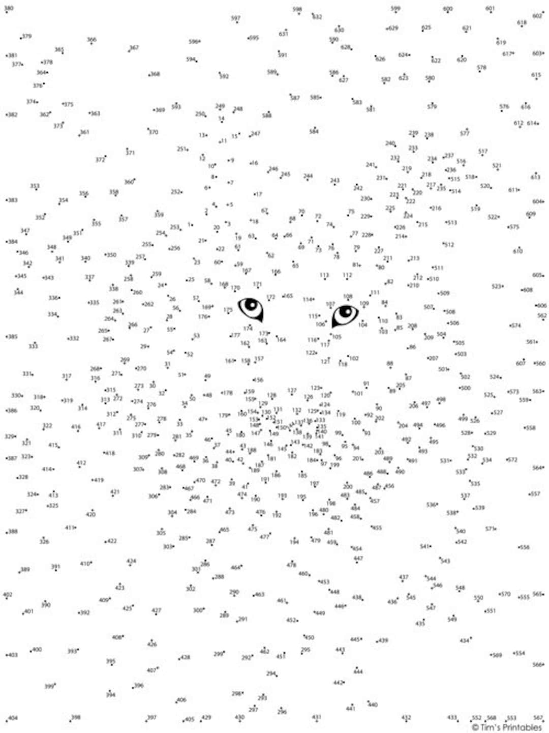 Printable Dot To Dot Animals