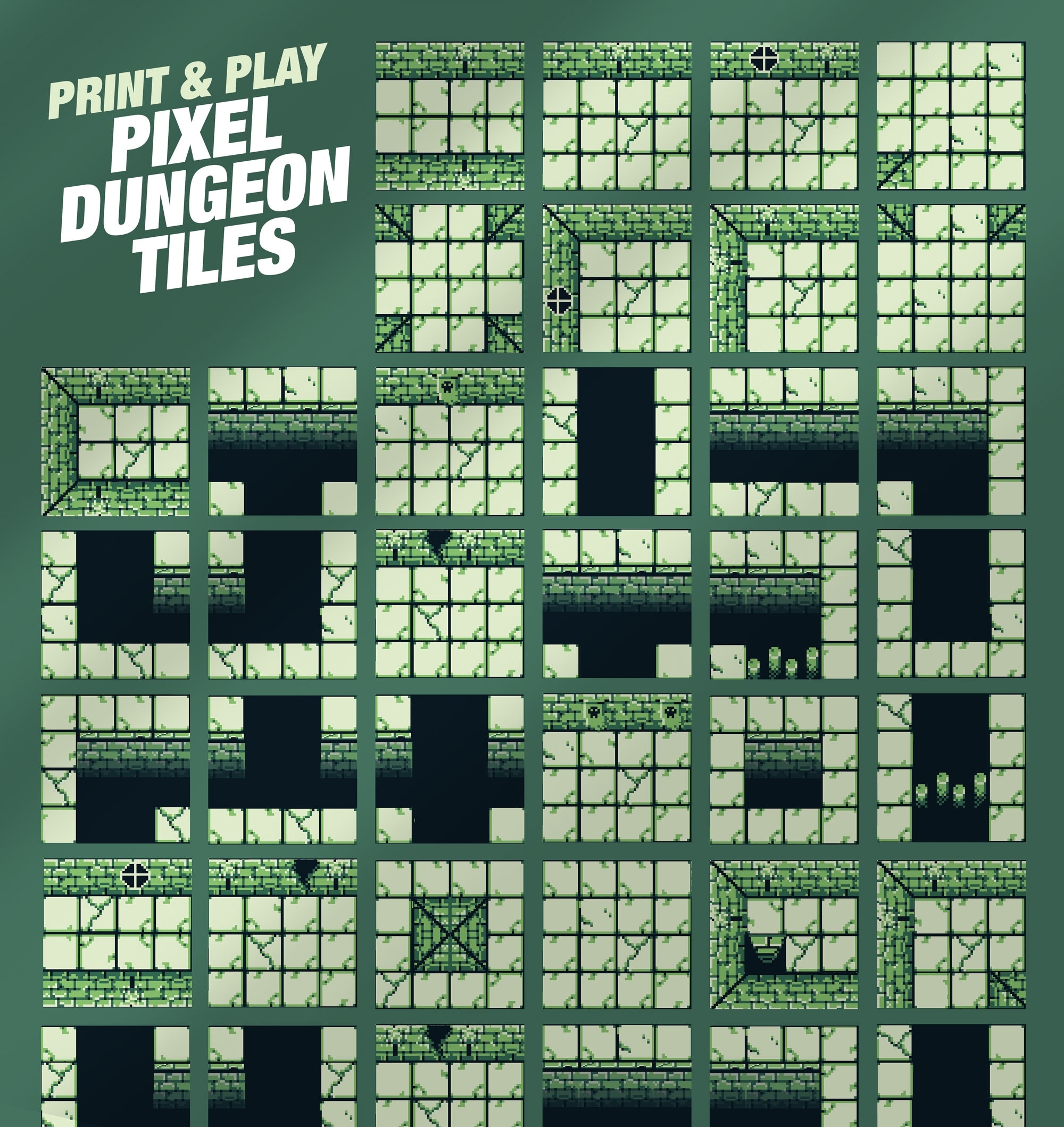 Printable Dungeon Tiles