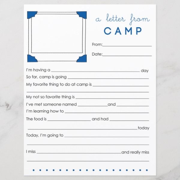 Printable Fill In The Blank Camp Letters Printable Word Searches