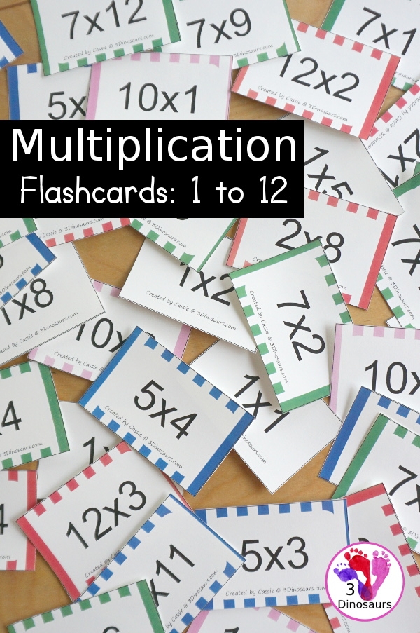 Printable Flashcards For Multiplication Printable Free Templates