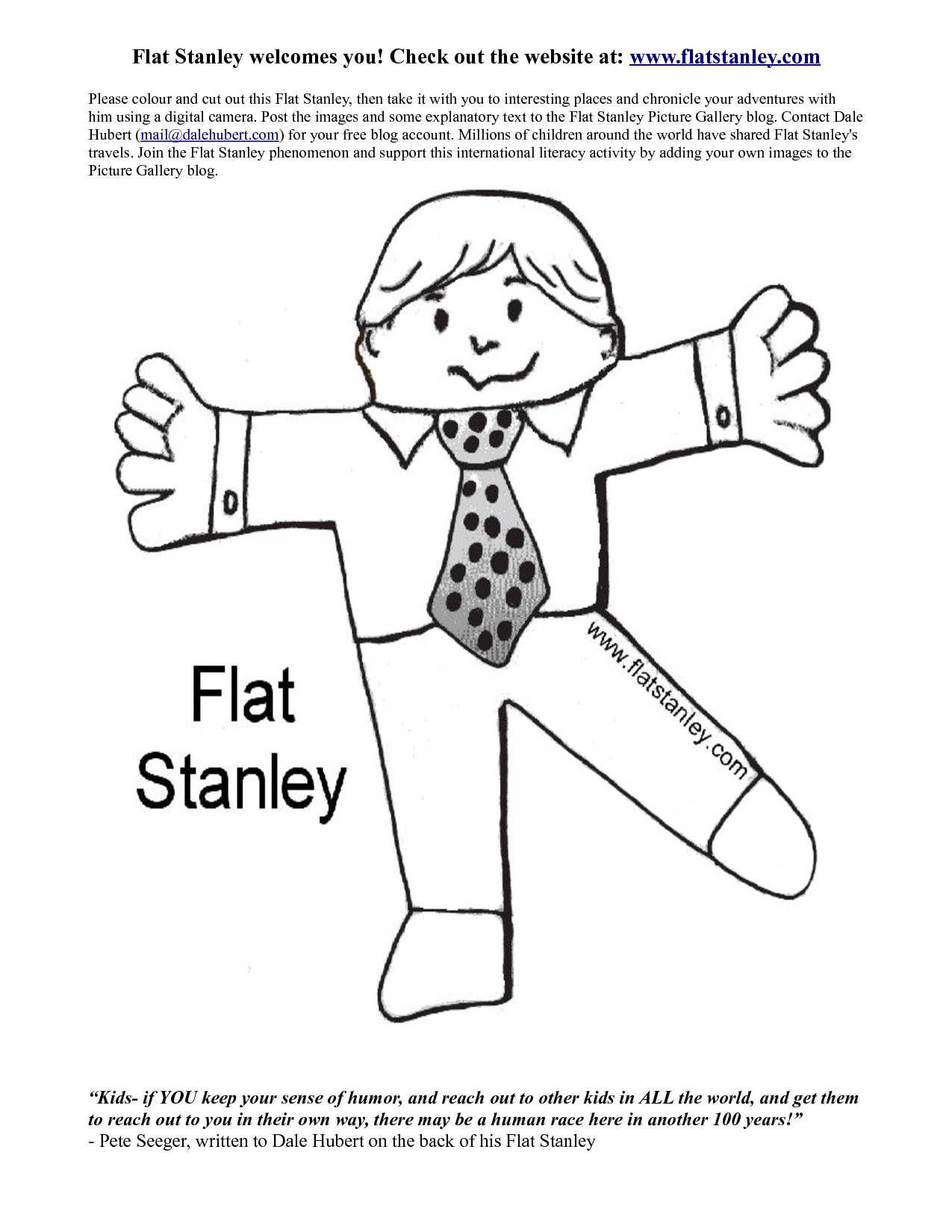 Free Printable Flat Stanley Activities