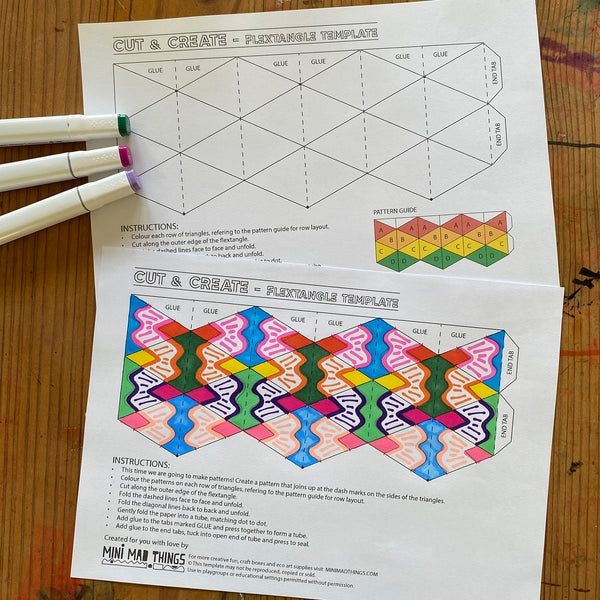 Printable Flextangle Template Patterns Farm1 fieldagent