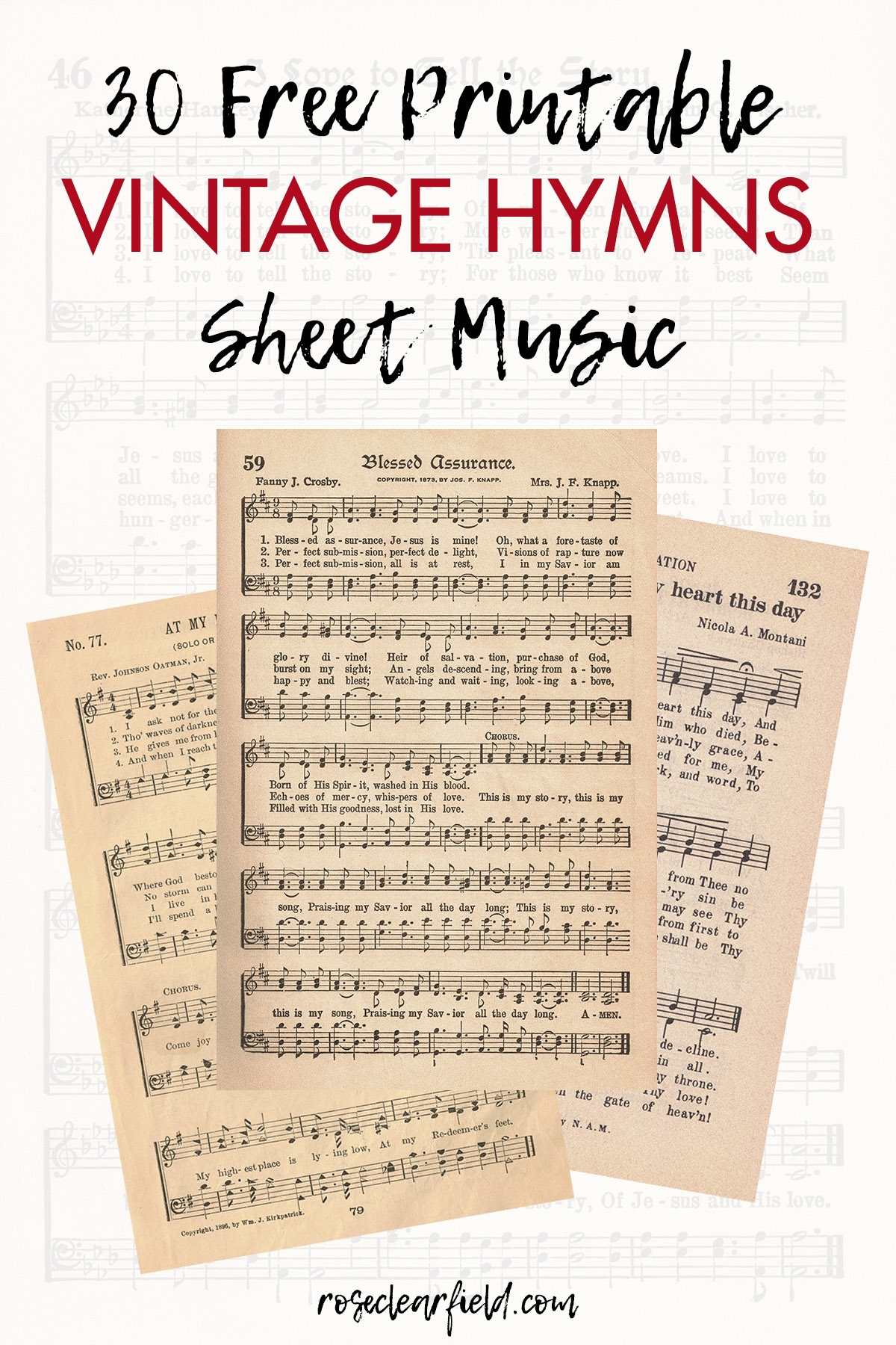 Printable Sheet Music For Crafts
