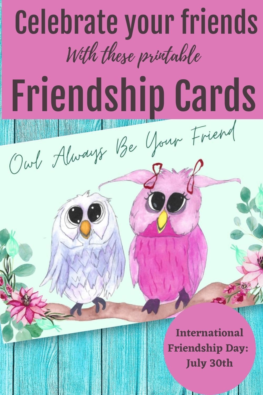 Printable Friendship Card