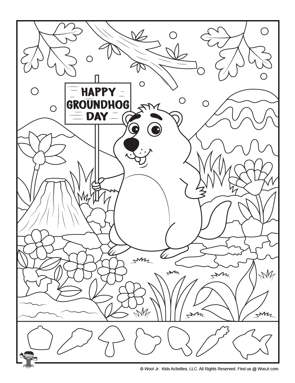 Printable Groundhog Day Activities
