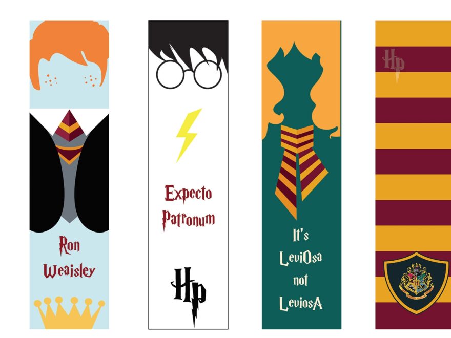 Printable Harry Potter Bookmarks Printable Word Searches
