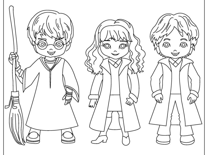 Printable Harry Potter Coloring Pages Get Your Hands On Amazing Free