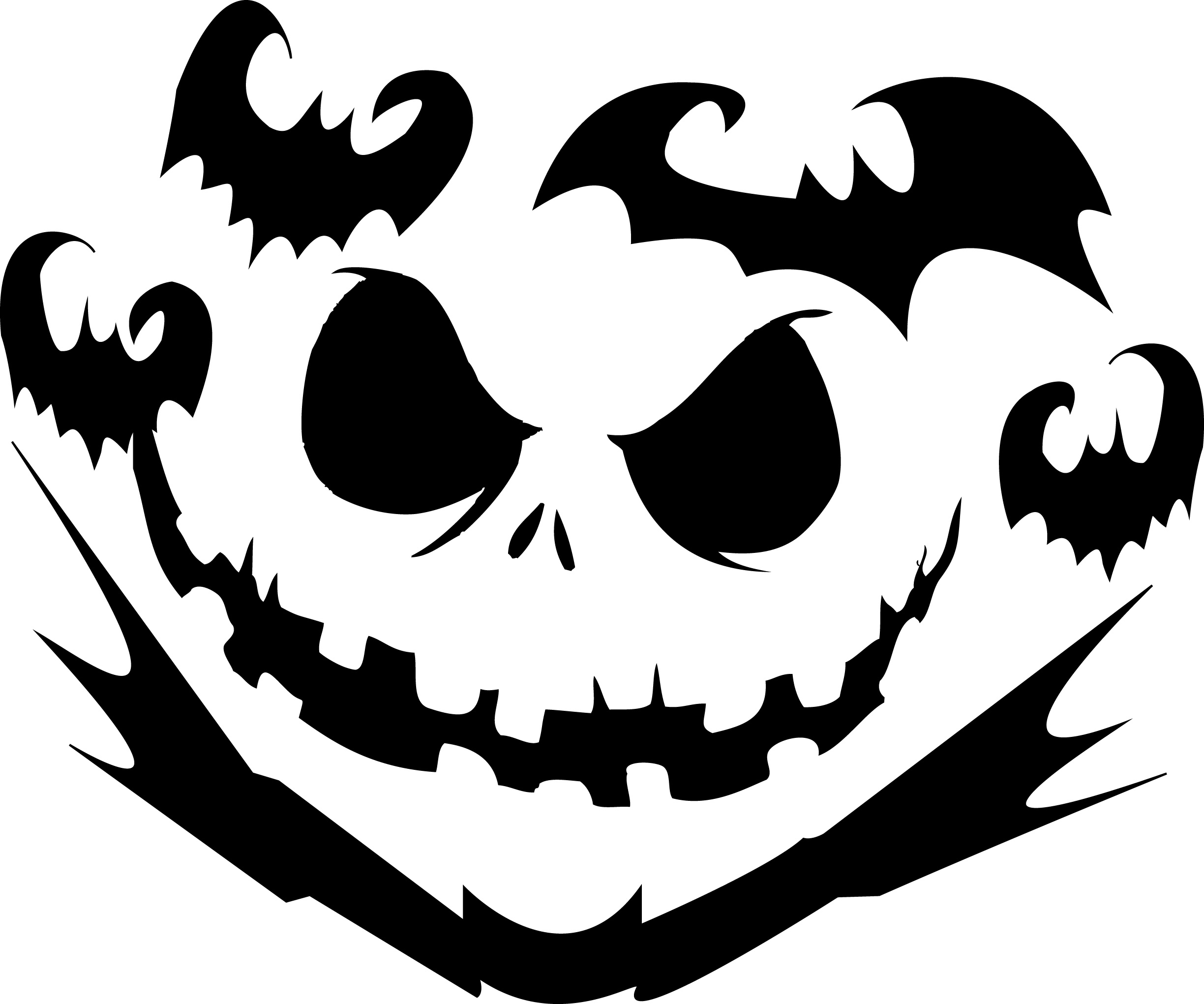 Jack Skellington Pumpkin Stencil Printable
