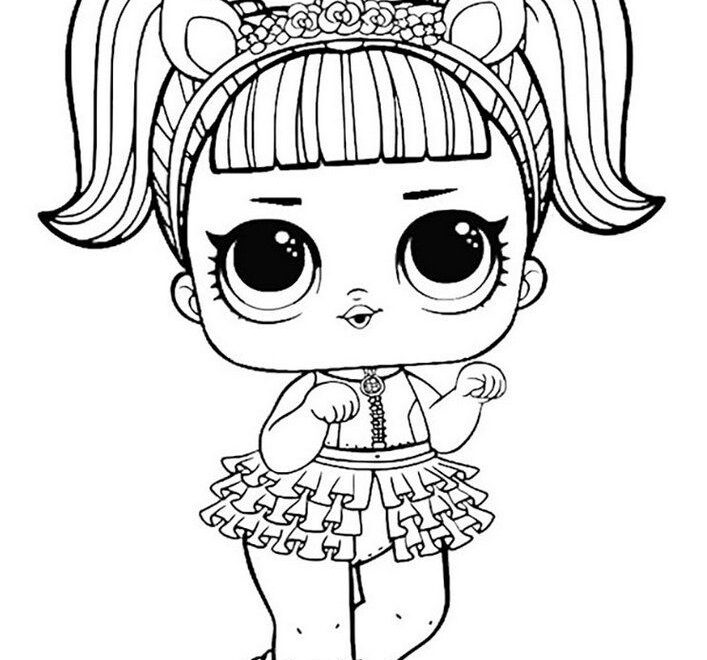Printable Lol Dolls Coloring Pages