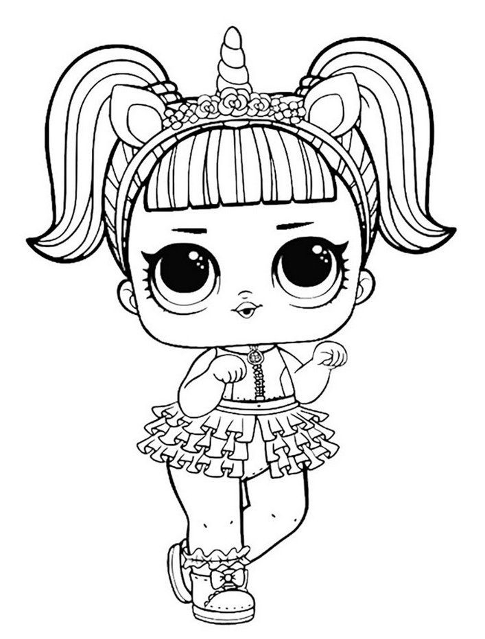 Printable Lol Dolls Coloring Pages