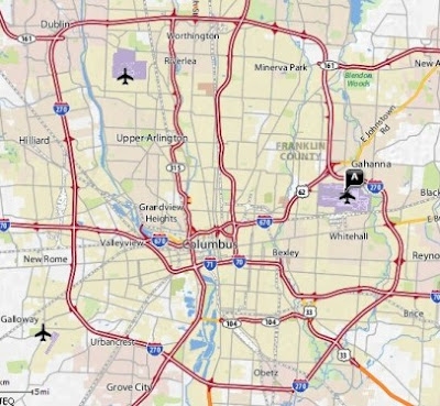 Printable Map Of Columbus Ohio Maps Of Ohio