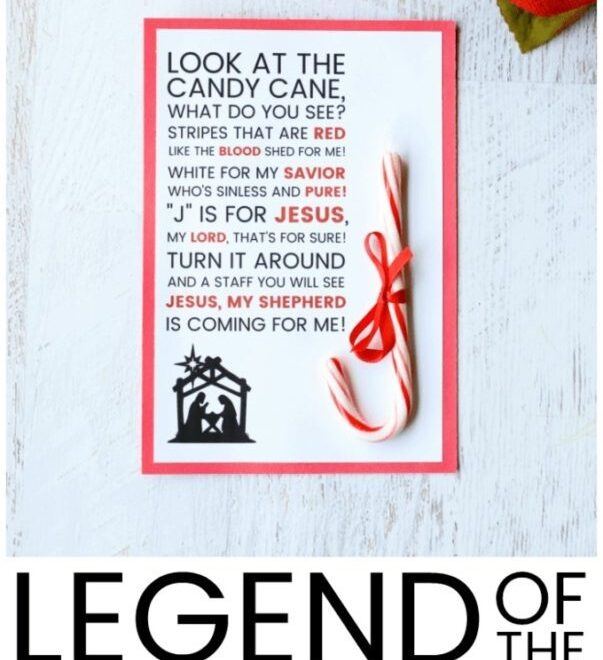 Printable Meaning Of The Candy Cane