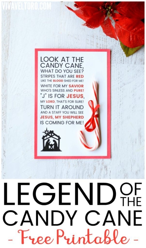 Printable Meaning Of The Candy Cane