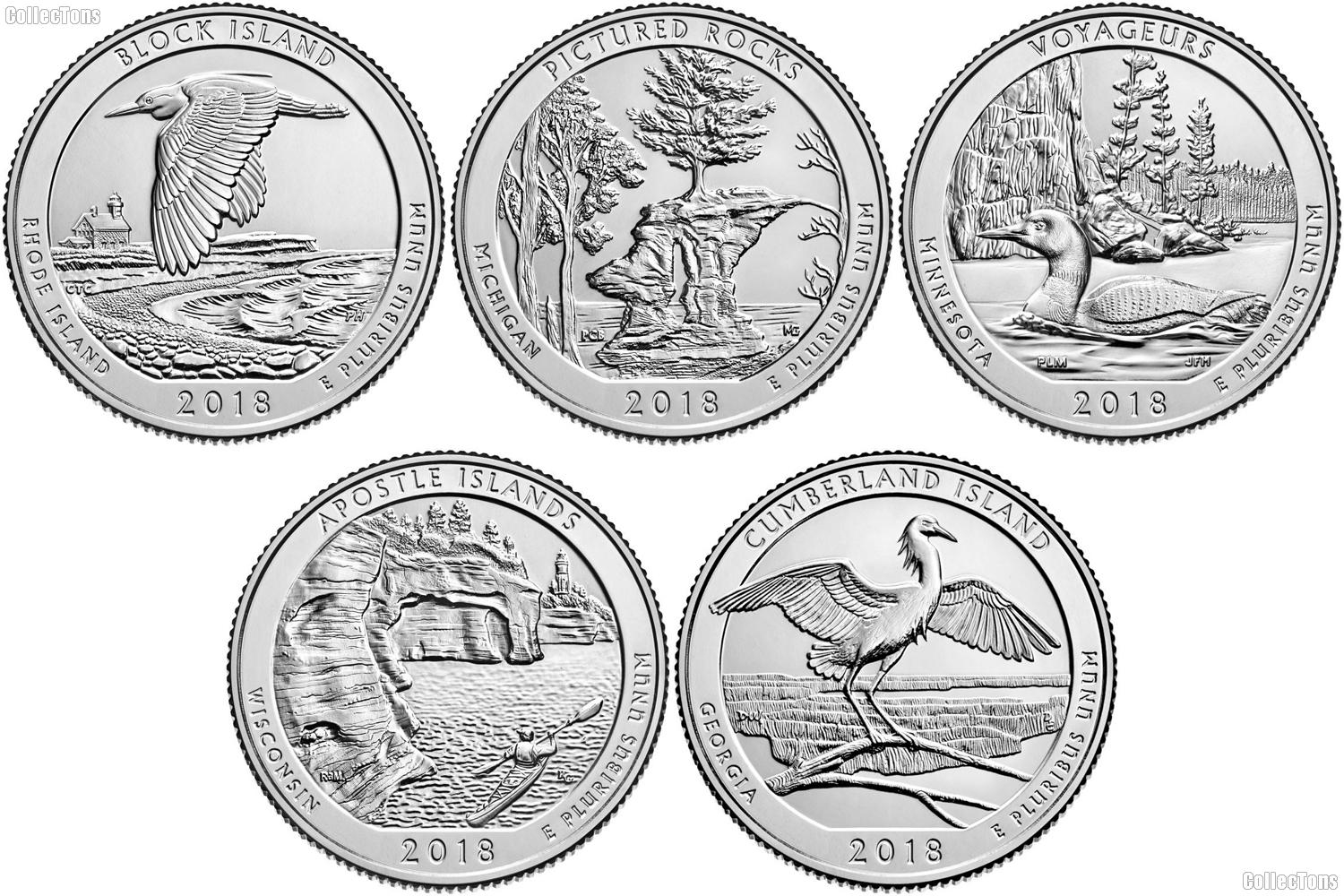 Printable List Of National Park Quarters