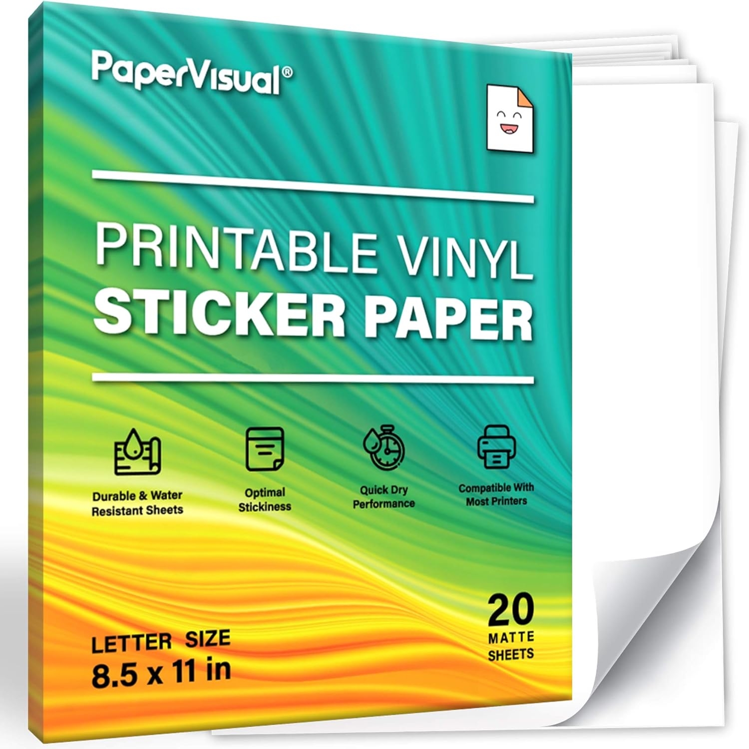 Printable Outdoor Vinyl Sticker Paper