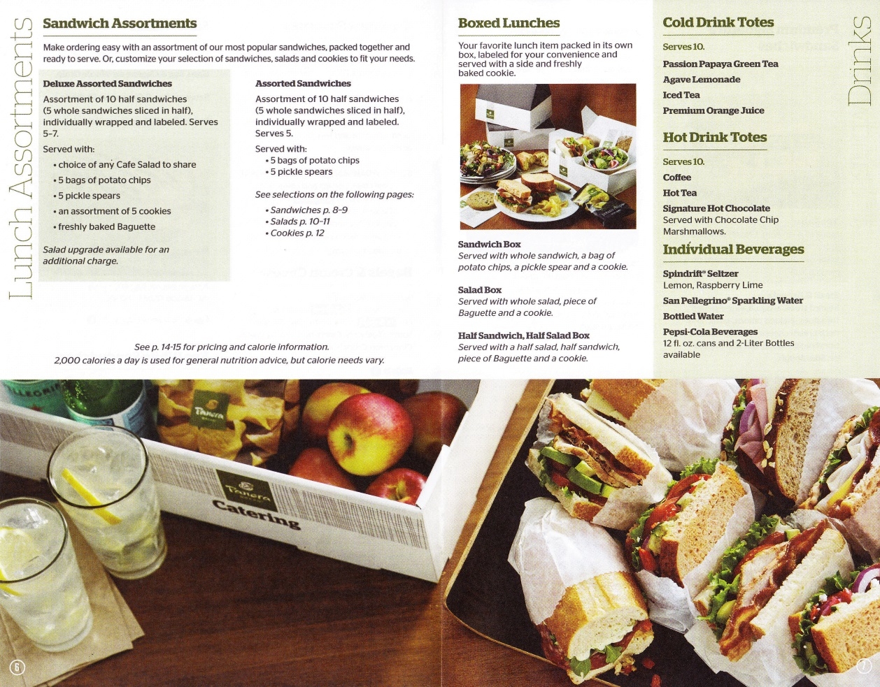 Printable Panera Bread Menu