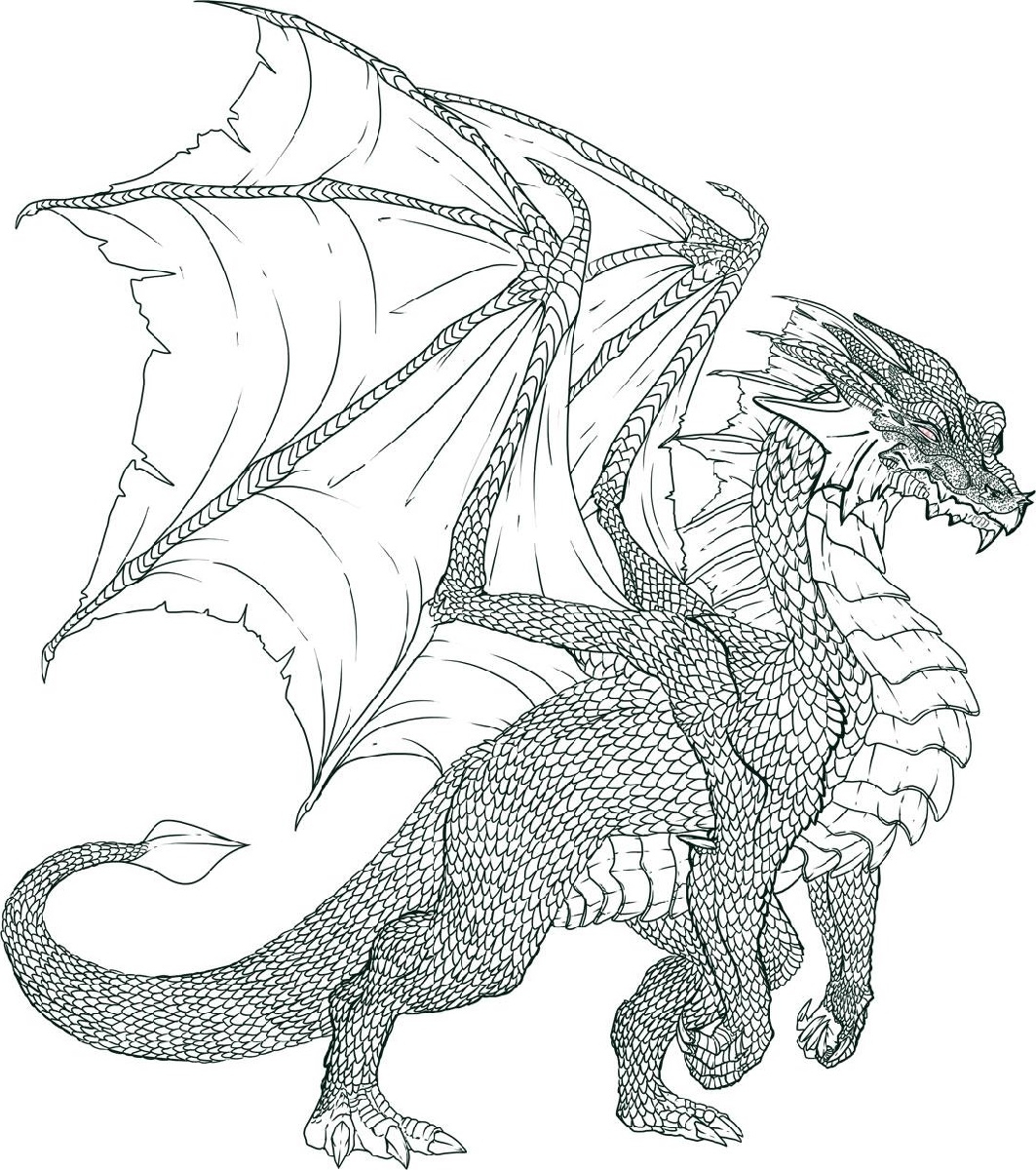 Dragon Coloring Pages Free Printable