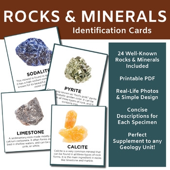 Printable Rocks And Minerals Chart