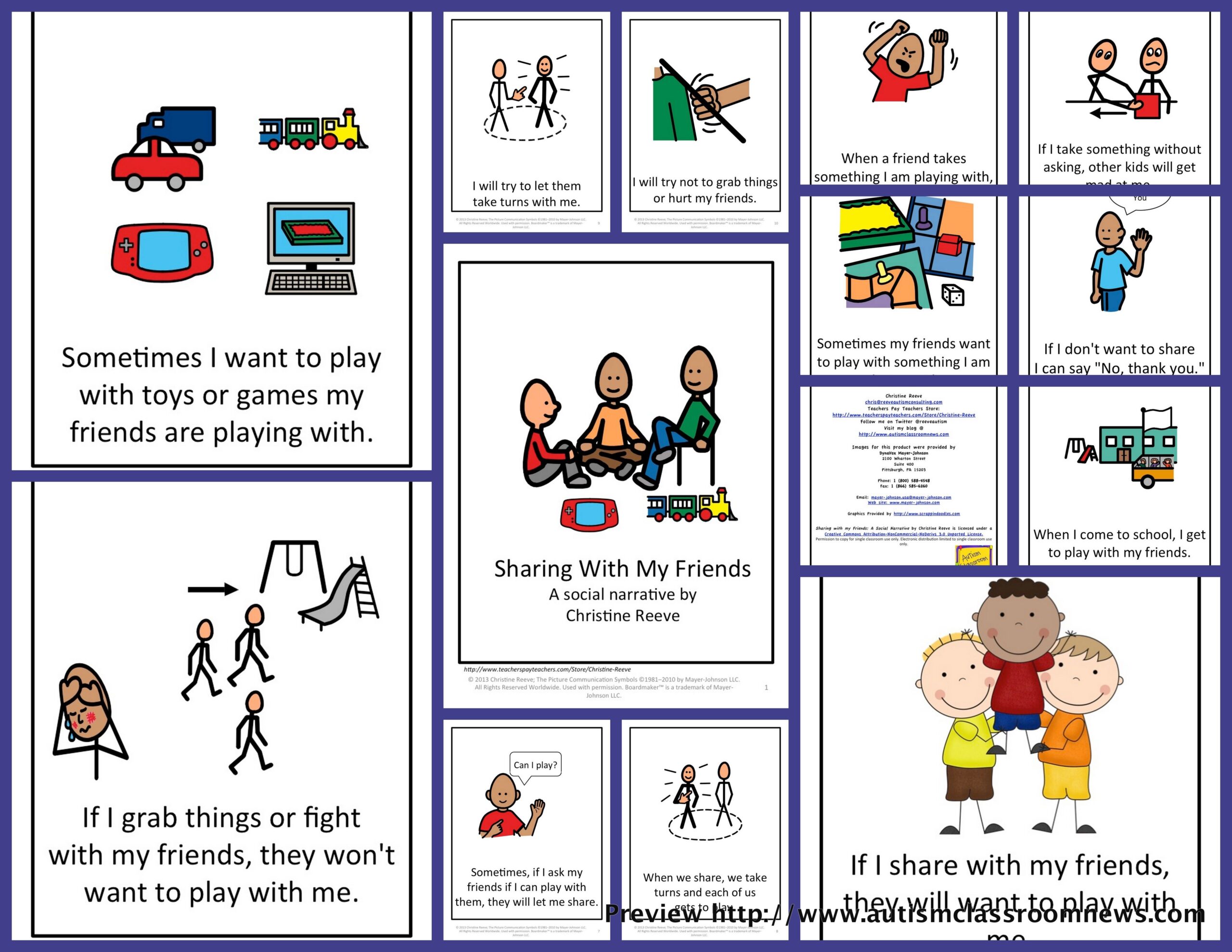 Printable Social Stories