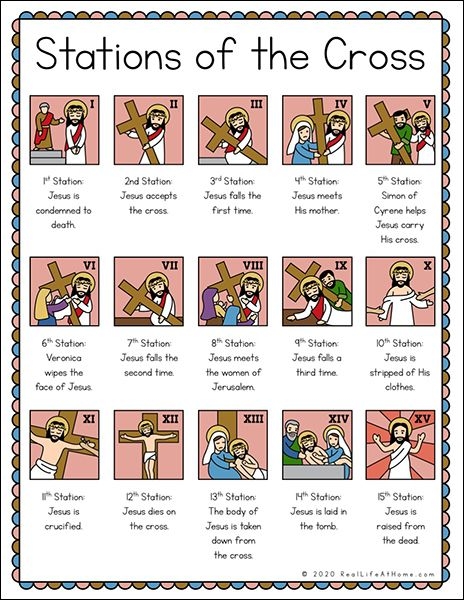 Printable Stations Of The Cross Booklet