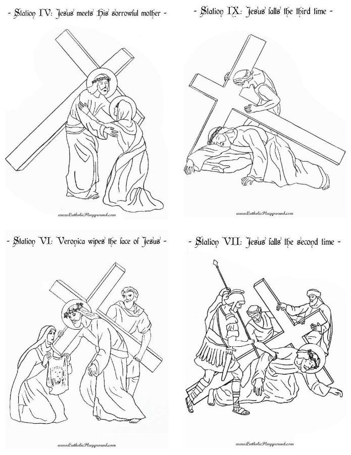 Printable Stations Of The Cross For Youth