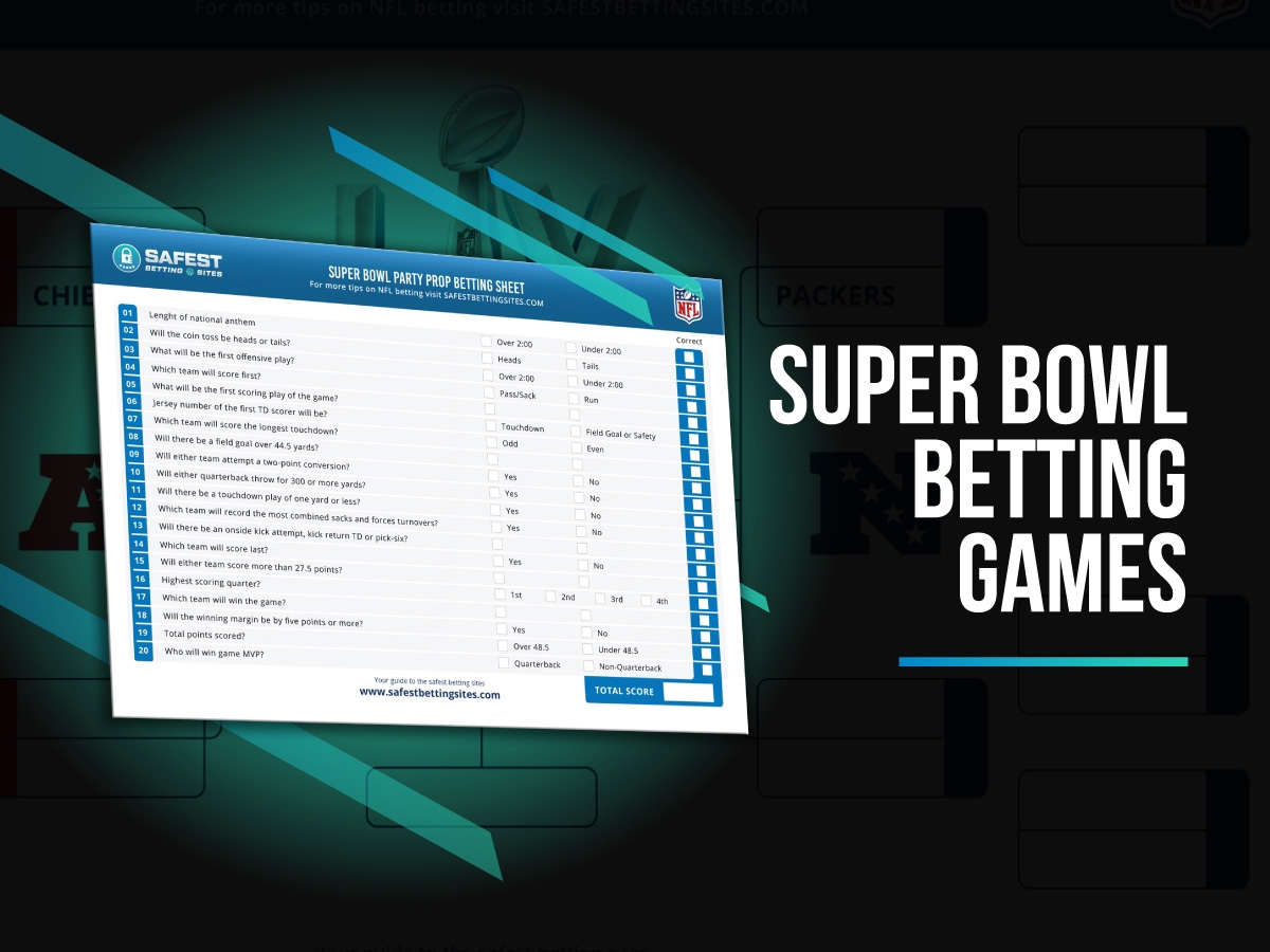 Super Bowl Prop Bets 2025 Printable