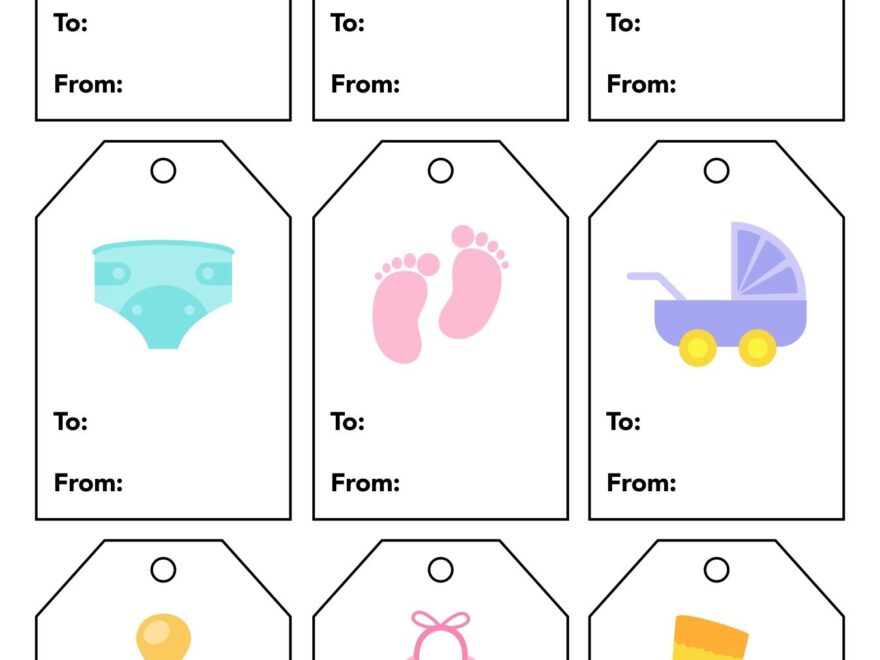 Printable Tags For Baby Shower