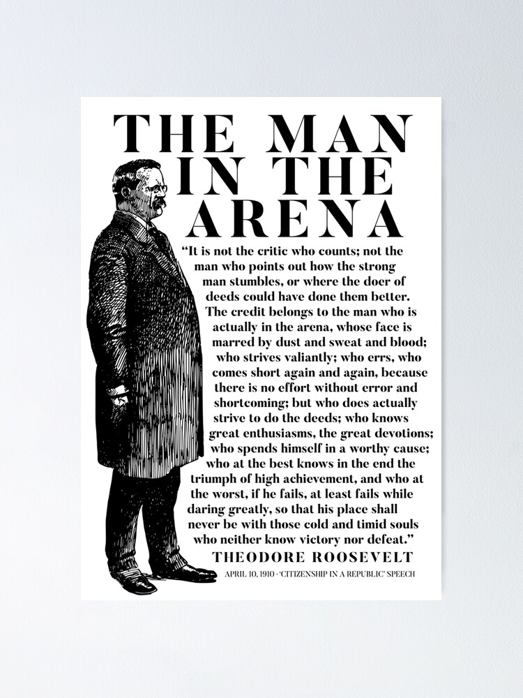 Printable The Man In The Arena