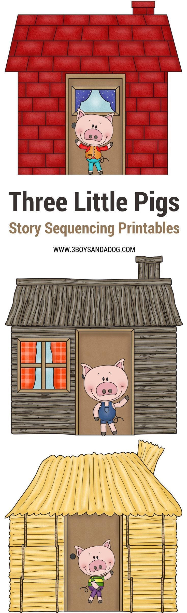 Printable Three Little Pigs Story Printable Word Searches