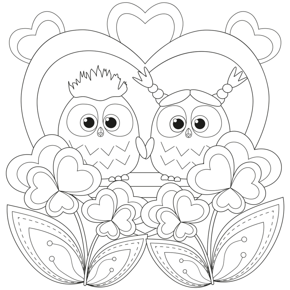 Free Printable Coloring Pages For Valentines Day