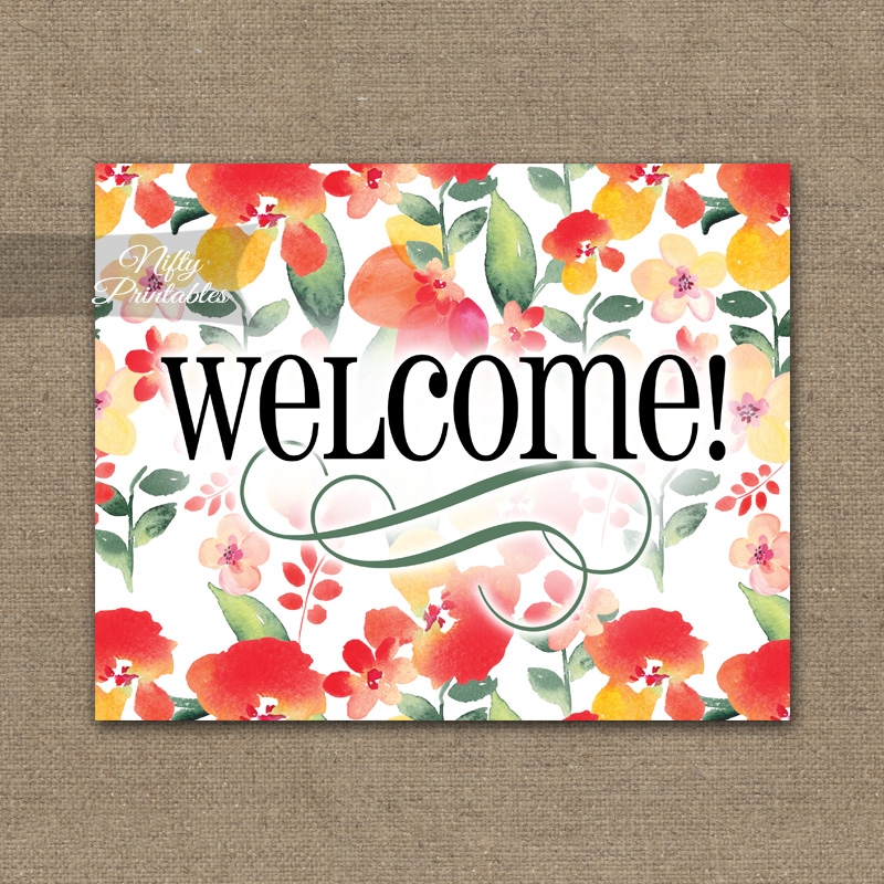 Printable Welcome Signs