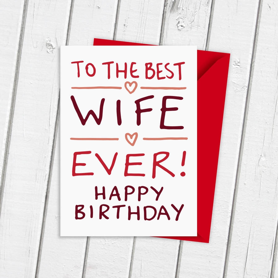 Free Printable Birthday Cards For Wife