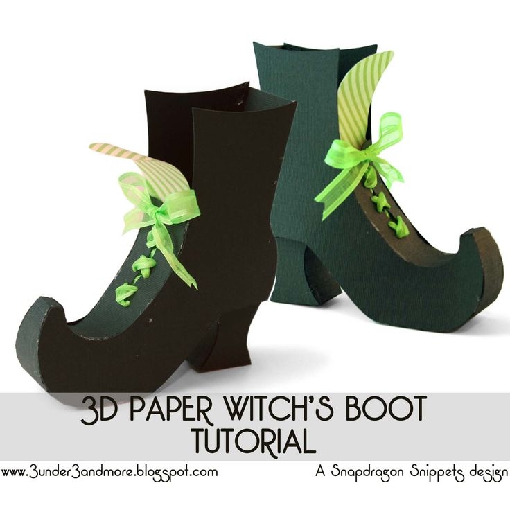 Free Printable Witch Shoe Template