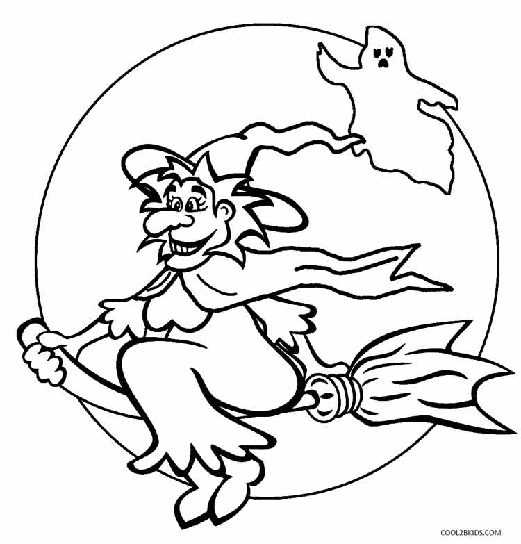 Printable Witch Coloring Pages For Kids Cool2bKids
