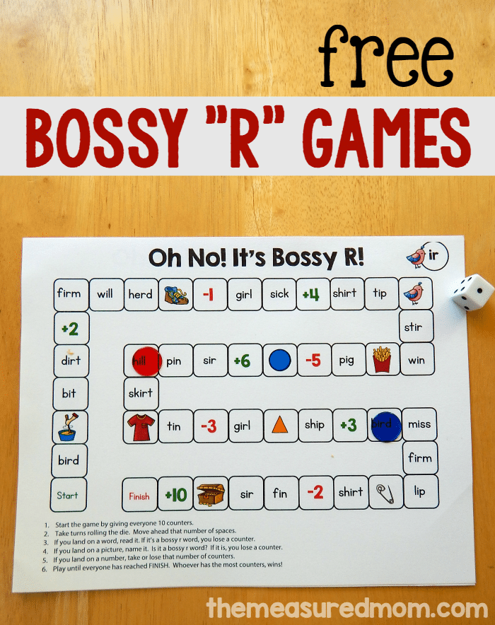 R controlled Vowel Games The Measured Mom