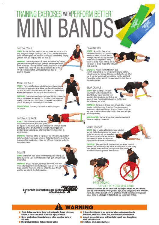 Resistance Band Workout Routine Printable