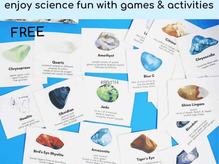 Rocks And Minerals Cards Fun Ways To Enjoy With Kids Free