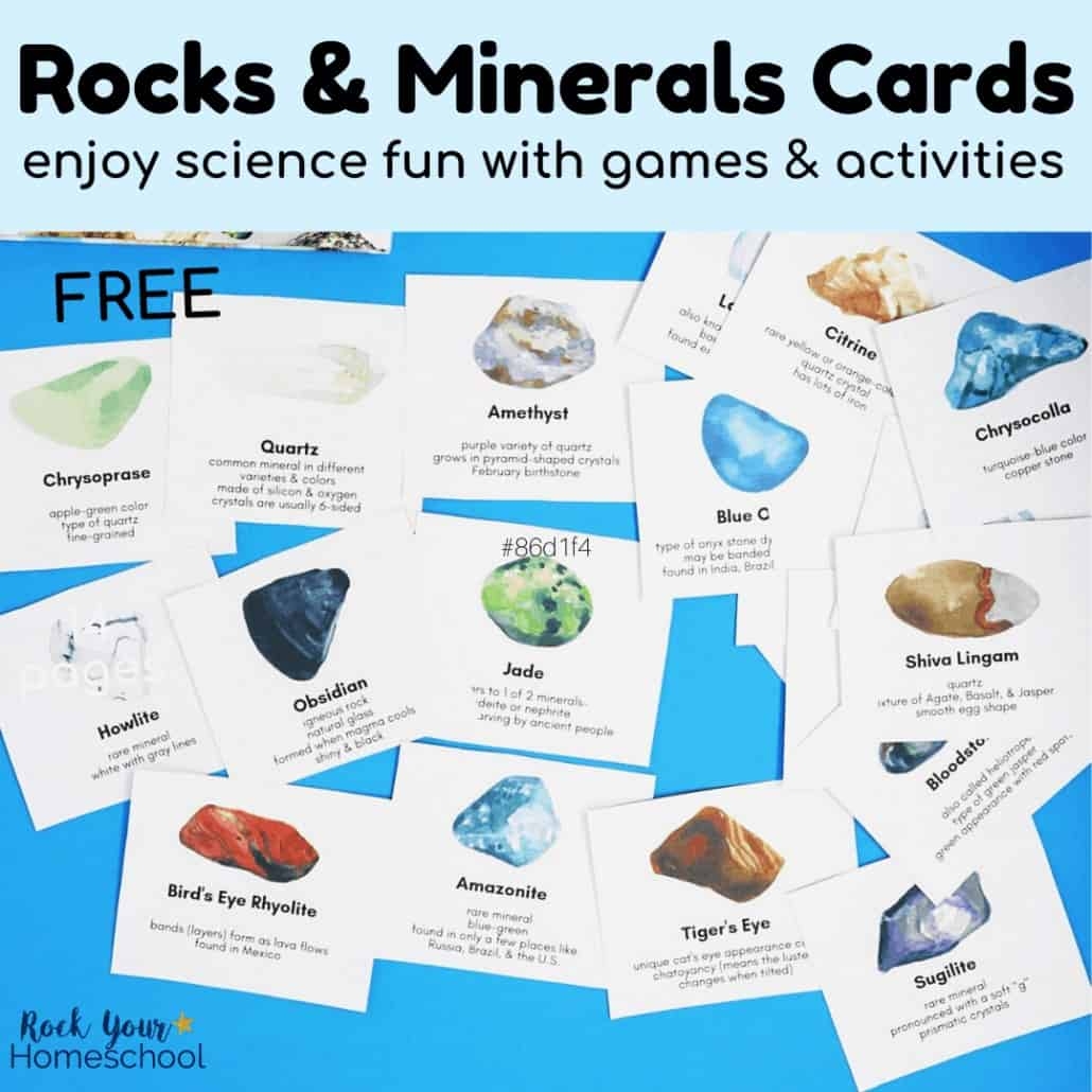 Rocks And Minerals Cards Fun Ways To Enjoy With Kids Free 