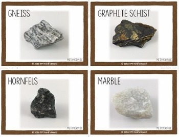 Rocks And Minerals Photo Activity Cards By Ford 39 s Board TpT