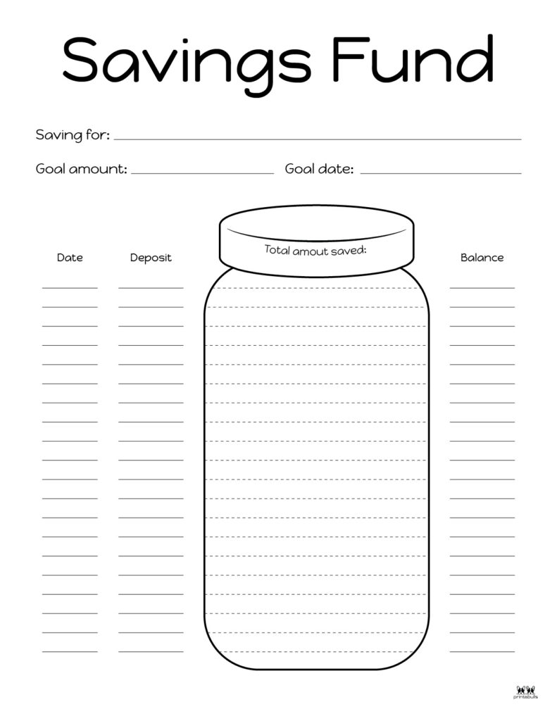 Savings Trackers 27 FREE Printables PrintaBulk Savings Trackers 27 FREE Printables PrintaBulk